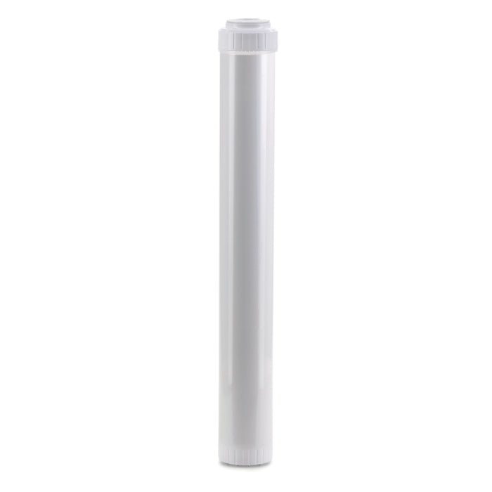 White Empty Water Filter Cartridge For Pre or Post Use Durable 2.5" x 20"