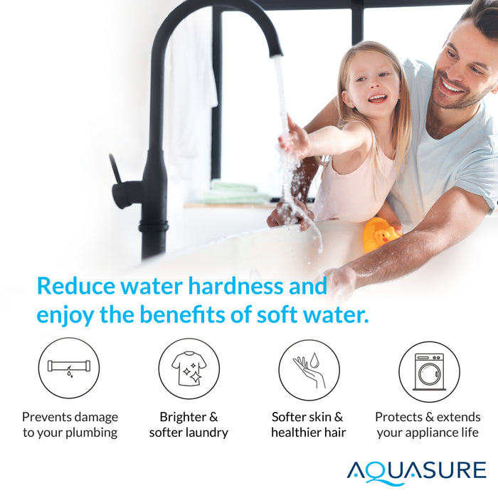 Aquasure Harmony Lite 32,000 Grain Cabinet Water Softener – Compact All-in-One System