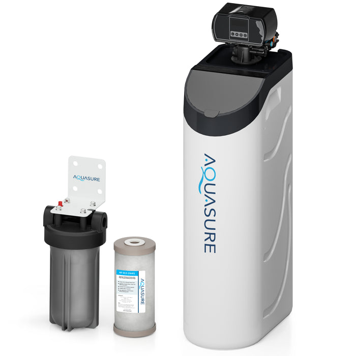 Aquasure Harmony Lite 34,000 Grain Water Softener – Space-Saving Cabinet System