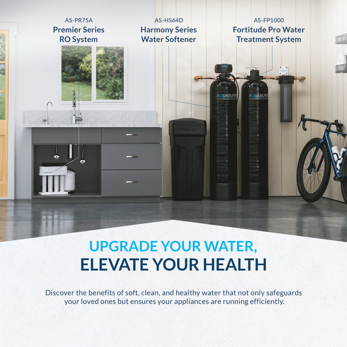 Harmony Series | 32,000 (32k) Grains Water Softener | 1-2 Bathrooms | Up to 3 People