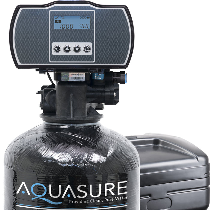 Aquasure Water Softener System Whole House Digital, 1-2 Bathrooms 32,000 Grains