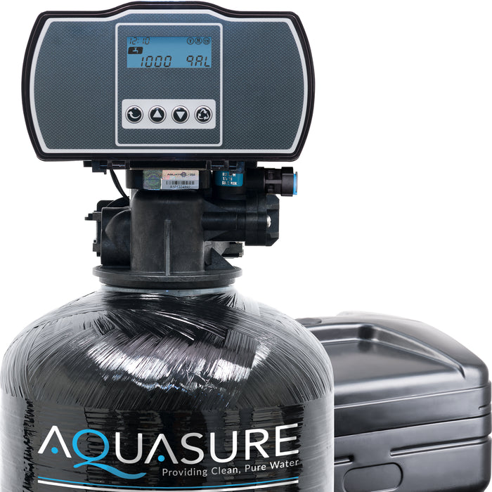 Aquasure Water Softener System Whole House Digital, 1-3 Bathrooms 48,000 Grains