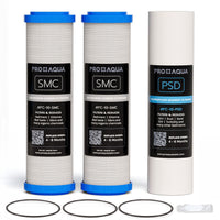 Reverse Osmosis Double Capacity Replacement Pre-Filter Set, Stage 1-3, Standard Size