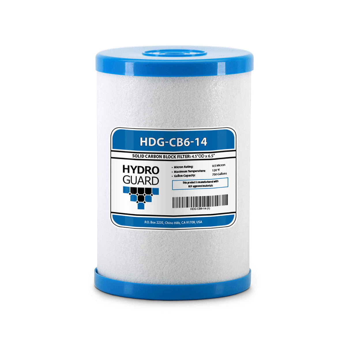 Hydro Guard HDG-CB6-14 (CB6) Carbon Block Water Filter Replacement ...