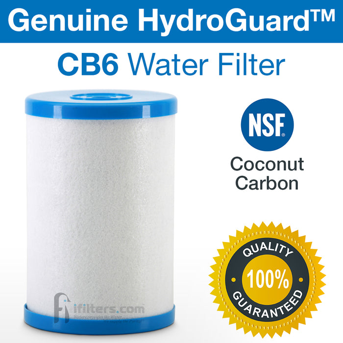 2 Pack Genuine HydroGuard CB6 Carbon Block Water Filter For MP Systems
