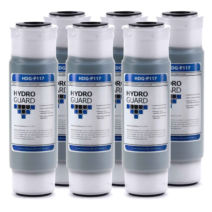 Ap117 (6 Pack) Hydro Guard HDG-P117/6 Premium GAC Water Filter Cartridge ...