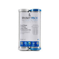 Dual Stage Drinking Water Filter Replacement Set, filters VOC Mercury Lead