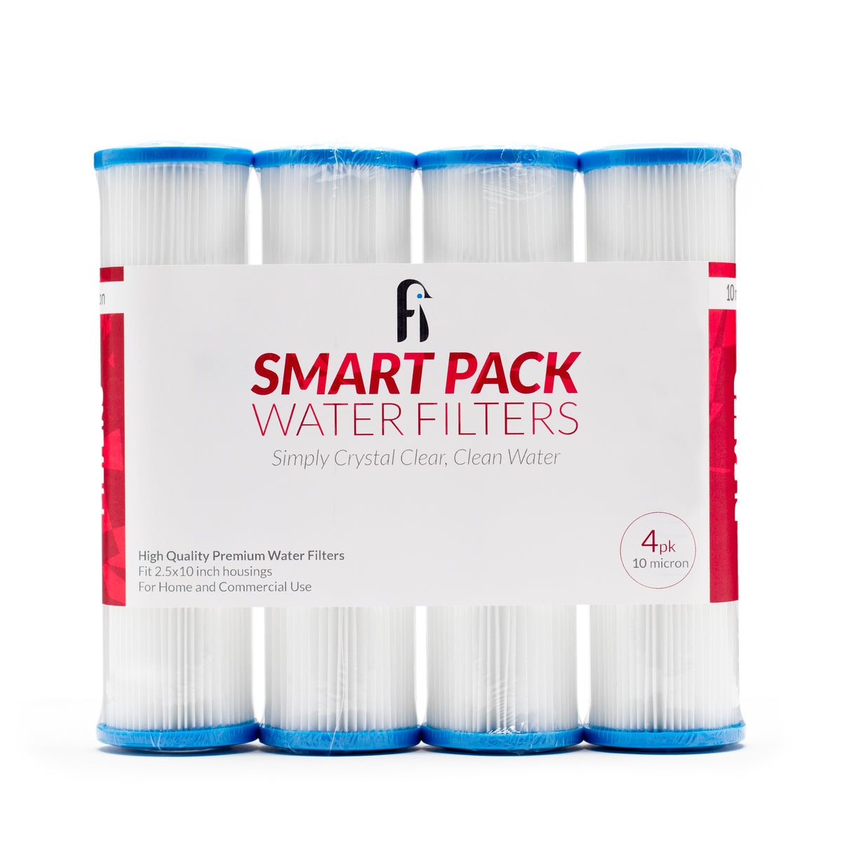 iFilters Smart Pack Water Filters - 10 micron Smart Pack Pleated Filter ...