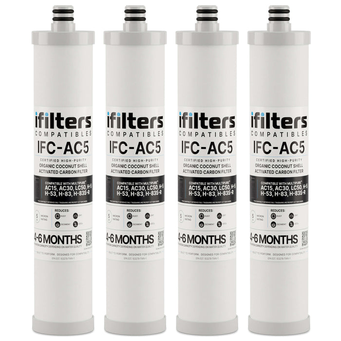 Culligan AC-30 AC-15 Compatible Sediment Pre Filters Smart Pack - 4 Pack