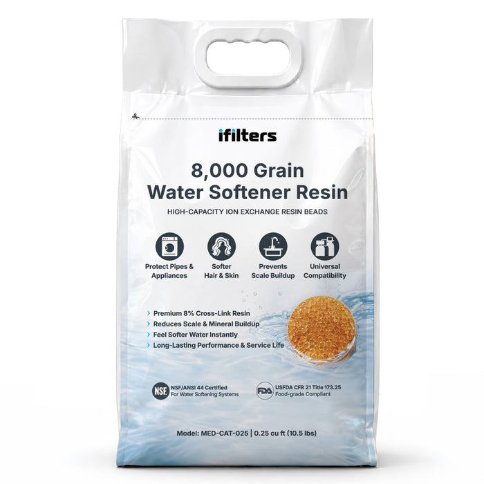 Water Softener Resin High Quality Replacement Cation 100% Ion Exchange 0.25 CuFt