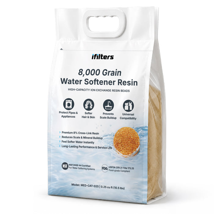 Water Softener Resin High Quality Replacement Cation 100% Ion Exchange 0.25 CuFt