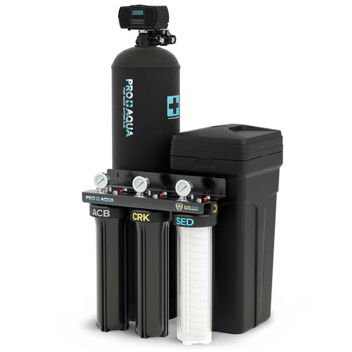 Whole House Water Filtration System + 35,000 Grain Water Softener | Bundle