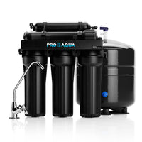 Pro+Aqua Premium 100 GPD RO System, Fast Flow, 6 gal holding tank, Black
