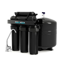 Pro+Aqua Premium 100 GPD RO System, Fast Flow, 6 gal holding tank, Black