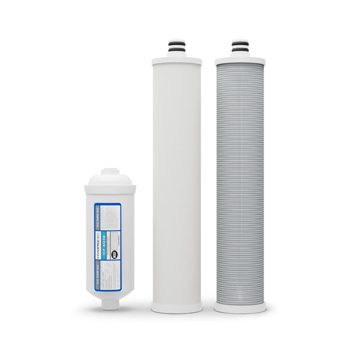 Hydronix  Compatible Culligan AC-30 AC-15 RO 3 Filter Replacement Set for Reverse Osmosis Drinking Water System, 12.5x5x1.9, White