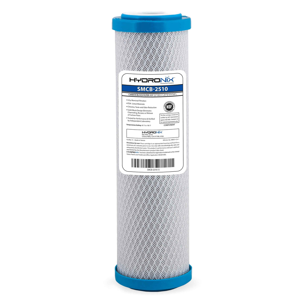 Geekpure Coconut Shell Carbon Block Water Filter Cartridge 2.5 Inch x 10 Inch Remove Chlorine Flavour - 5 Micron, Pack of 6 Geekpure Coconut Shell Carbon Block Water Filter Cartridge 2.5 Inch x 10 Inch Remove Chlorine Flavour - 5 Micron, Pack of 6