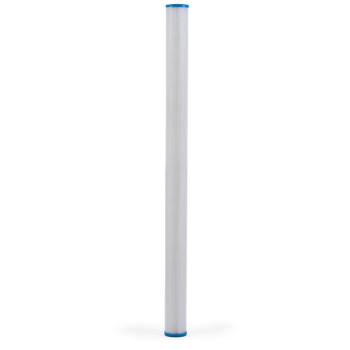 Commercial Pleated Sediment Water Filter, Washable & Reusable, 2.5" X 40", 10 μm