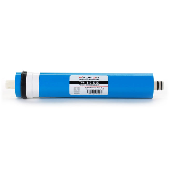 Hydron TW-1812-100D - 100 GPD Reverse Osmosis DI RO Membrane Replacement Filter, Fits Standard Systems