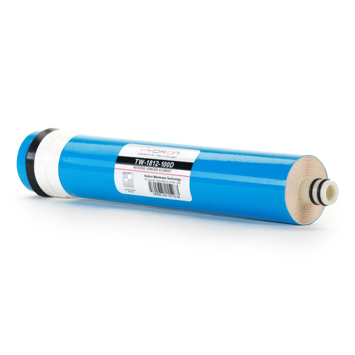 Hydron TW-1812-100D - 100 GPD Reverse Osmosis DI RO Membrane Replacement Filter, Fits Standard Systems