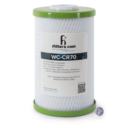 CR70 CR65 Replacement Water Filter Cartridge, 1,000 Gal, for C7000 C6500 Systems - IFilters