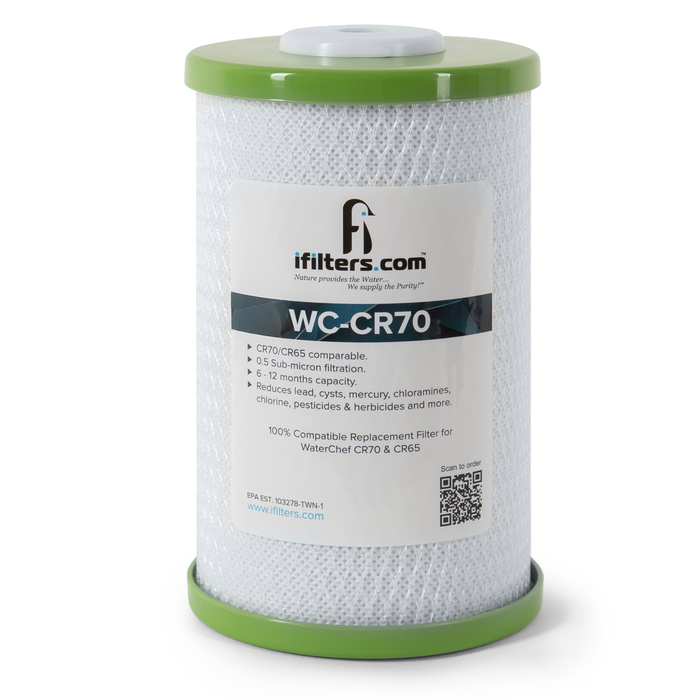 CR70 CR65 Replacement Water Filter Cartridge, 1,000 Gal, for C7000 C6500 Systems
