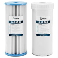 iFilters SP30-KDF1-4510 Sediment and GAC/KDF Replacement Filter - 4.5" x 10"