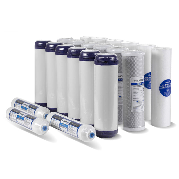 5 Stage RO Reverse Osmosis Water Filter Replacements, 21 pcs NSF 3 - 4 yr supply