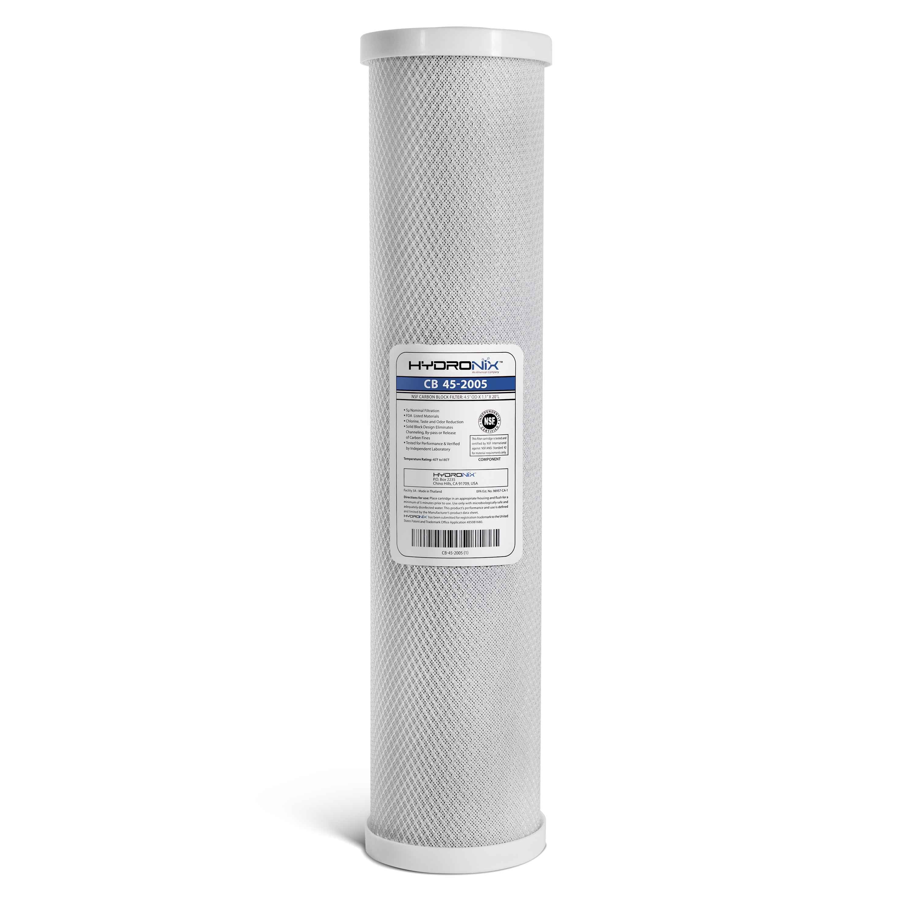Hydronix CB-45-2005 Whole House, Hydroponics, Commercial Carbon
