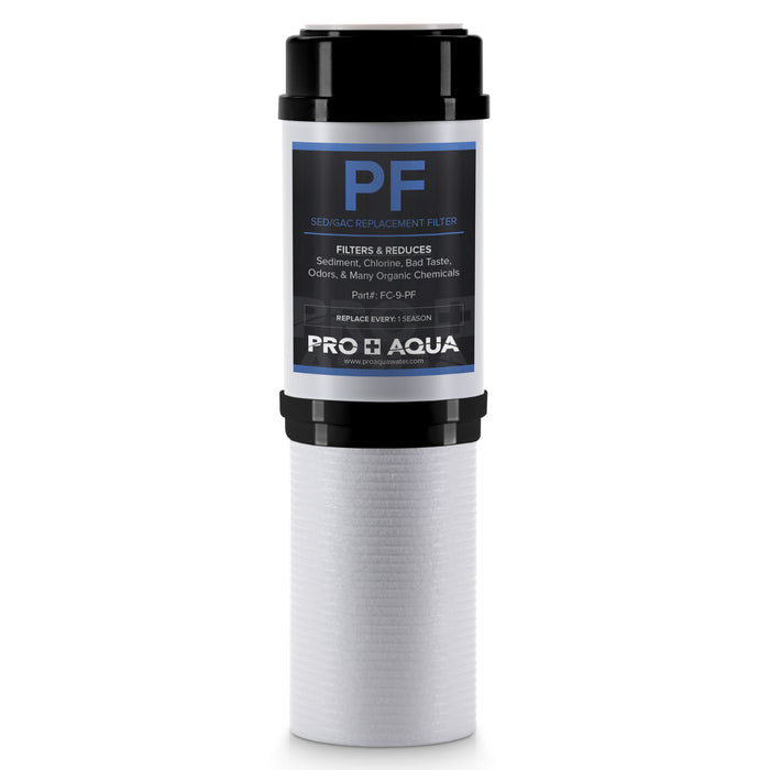 PRO+AQUA RV Replacement Filter for WS-P-REG-KITV2, Taste, Odor, Sediment, Chlorine