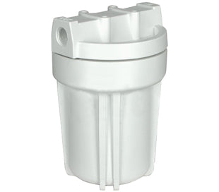 White 5" Housing White Rib Cap For RV, RO, Water Filter System - 3/4" Ports
