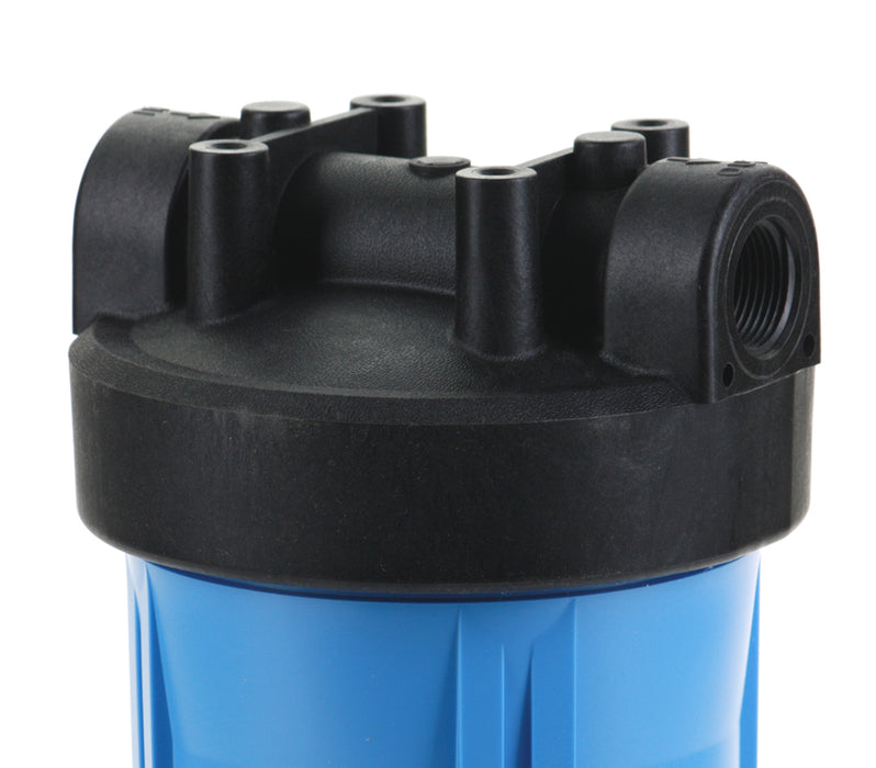 Hydronix HF45-10BLBK15 10 x 4.5 Inch Filter Housing With 1.5 Inch NPT Connection