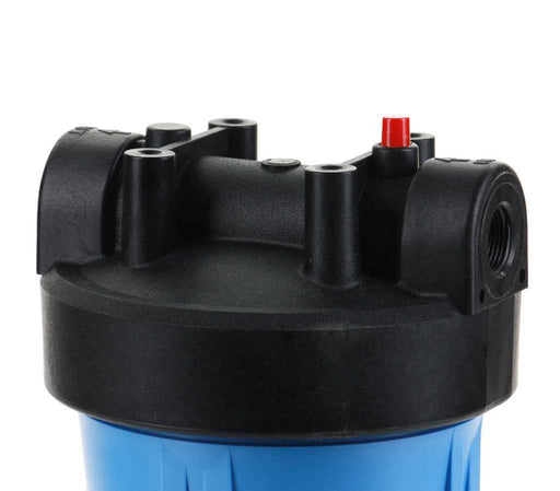 Hydronix HF45-10BLBK34PR Water Filter Housing NSF listed 10" - 3/4" Ports w/ PR