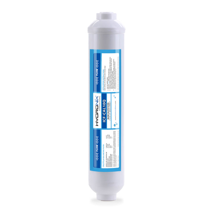 Inline pH Balancing Acid Neutralization Filter, Fits Any Drinking RO System, 1/4" QC Ports