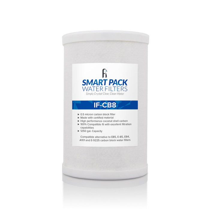 Smart Pack Water Filters CB8 Carbon Block Water Filter Compatible with Amway E-84, E-85, A101, E-9225