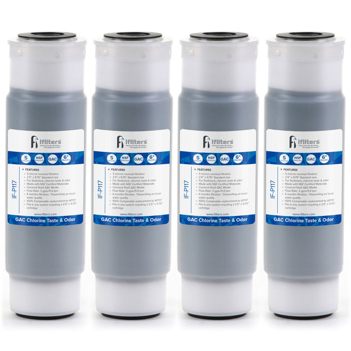 IF-P117 AP117 Compatible GAC Water Filter 4 Pack