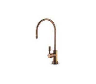 Hydronix Modern Ceramic RO or Filtered Water Faucet, Antique Brass