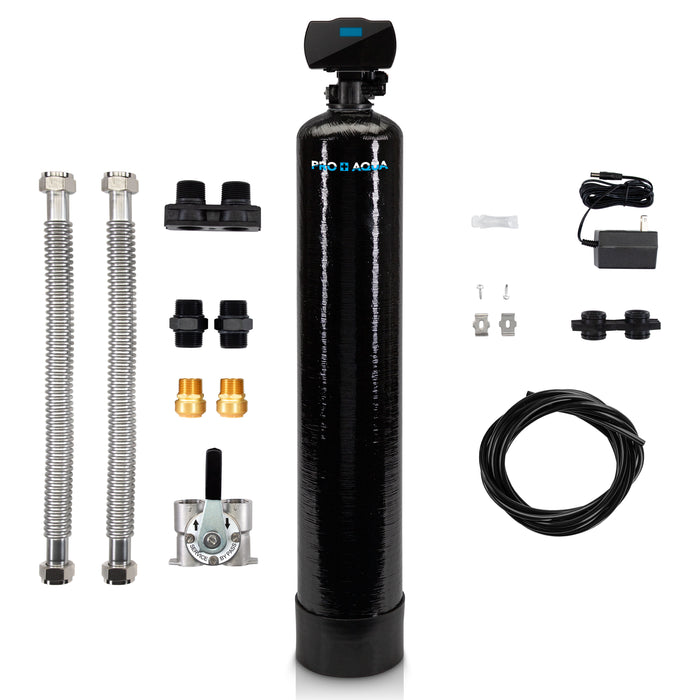 Whole House Well Water Filter System Iron, Sulfur, Manganese, 1 CuFt