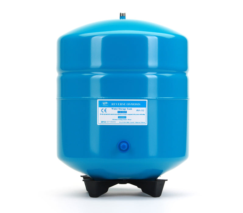RO-132 4.5 gal (3.2 usable) Reverse Osmosis Storage Water Tank - Blue, 1/4" Port