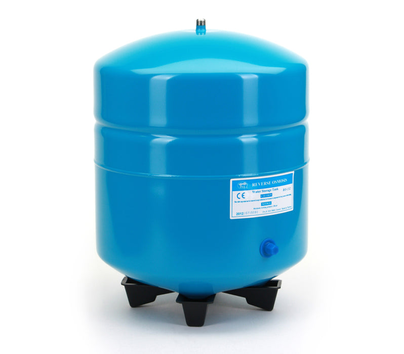 RO-132 4.5 gal (3.2 usable) Reverse Osmosis Storage Water Tank - Blue, 1/4" Port