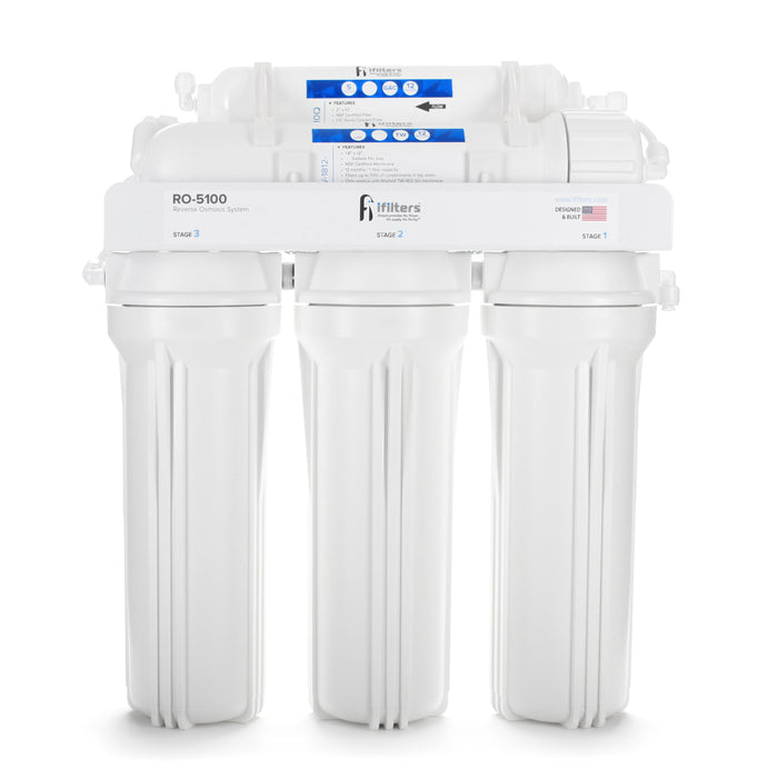 5 Stage 100 GPD Premium Reverse Osmosis Drinking Water System, Module Only