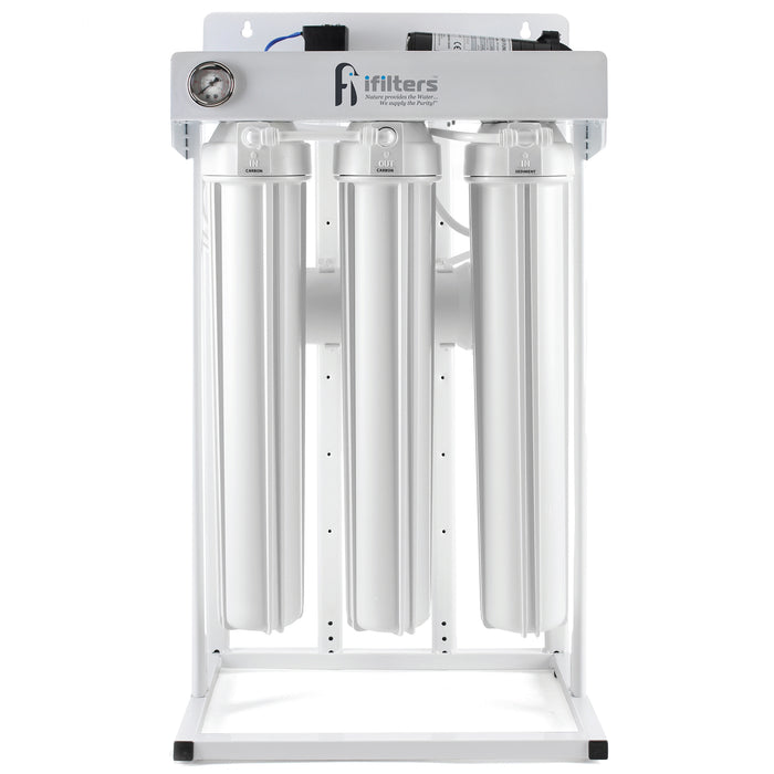 300 GPD Reverse Osmosis System Ultra Clean Safe Water, 1/4" Ports w/ All filters