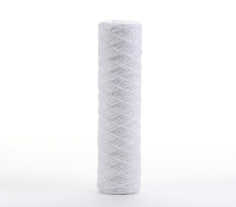 Whole House String Wound Sediment Water Filter Cartridge 2.5" x 10" - 30 μm