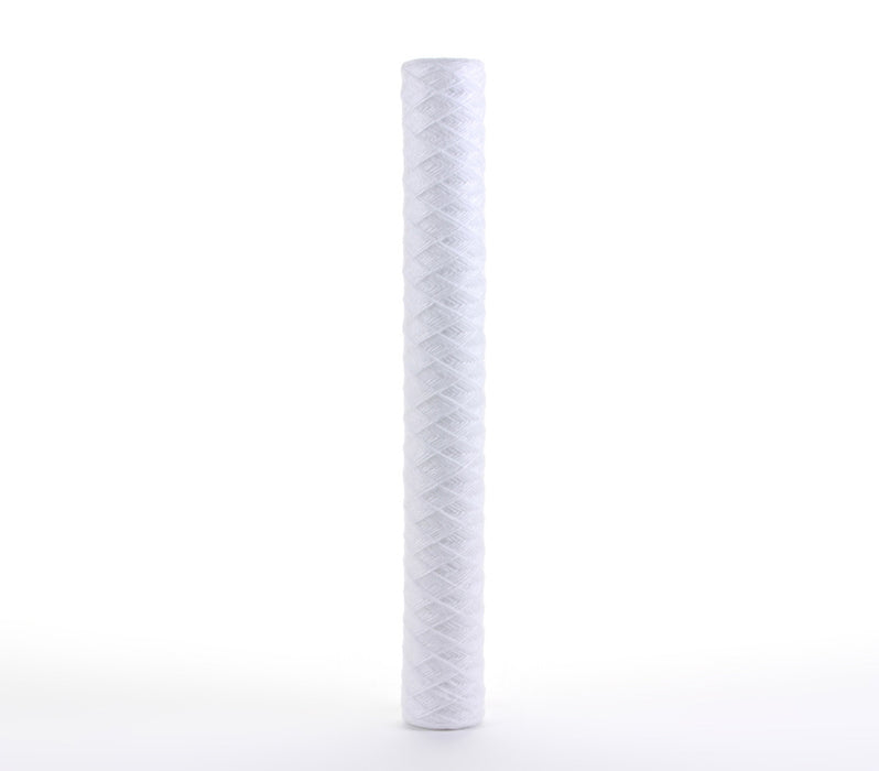 Well Water, Home String Wound Sediment Water Filter Cartridge 2.5" x 20" - 20 μm