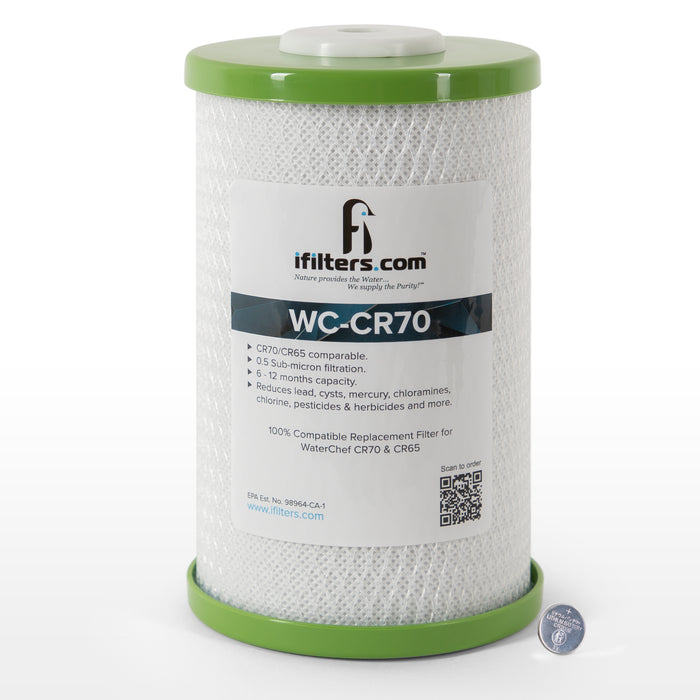 CR70 CR65 Replacement Water Filter Cartridge, 1,000 Gal, for C7000 C6500 Systems