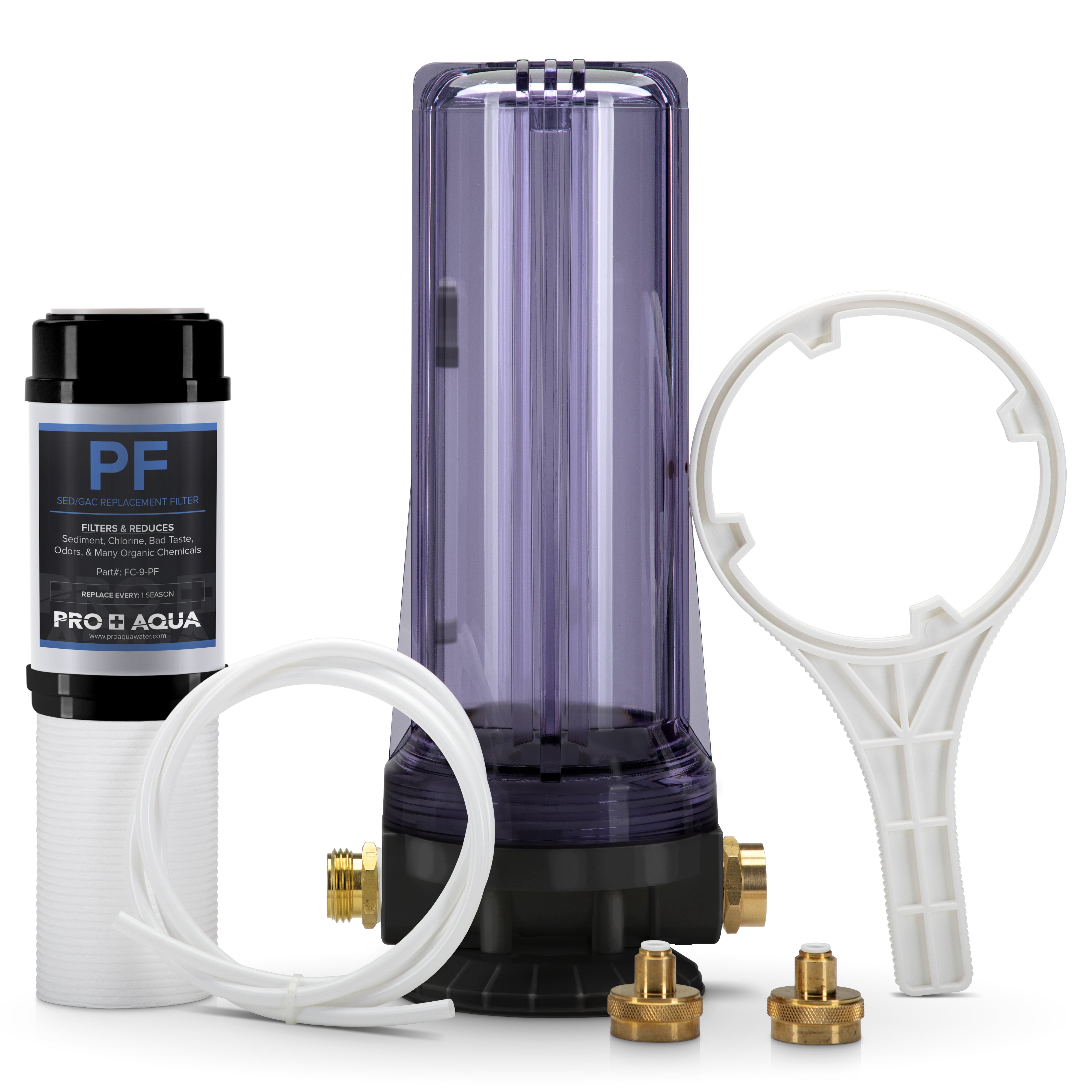 Wely Pivotalone 2-Pack RV Inline Water Filter - Reduces Taste, Odor, Chlorine, Sediment (20 Micron, GAC/KDF, 3 Month Life) - View #7